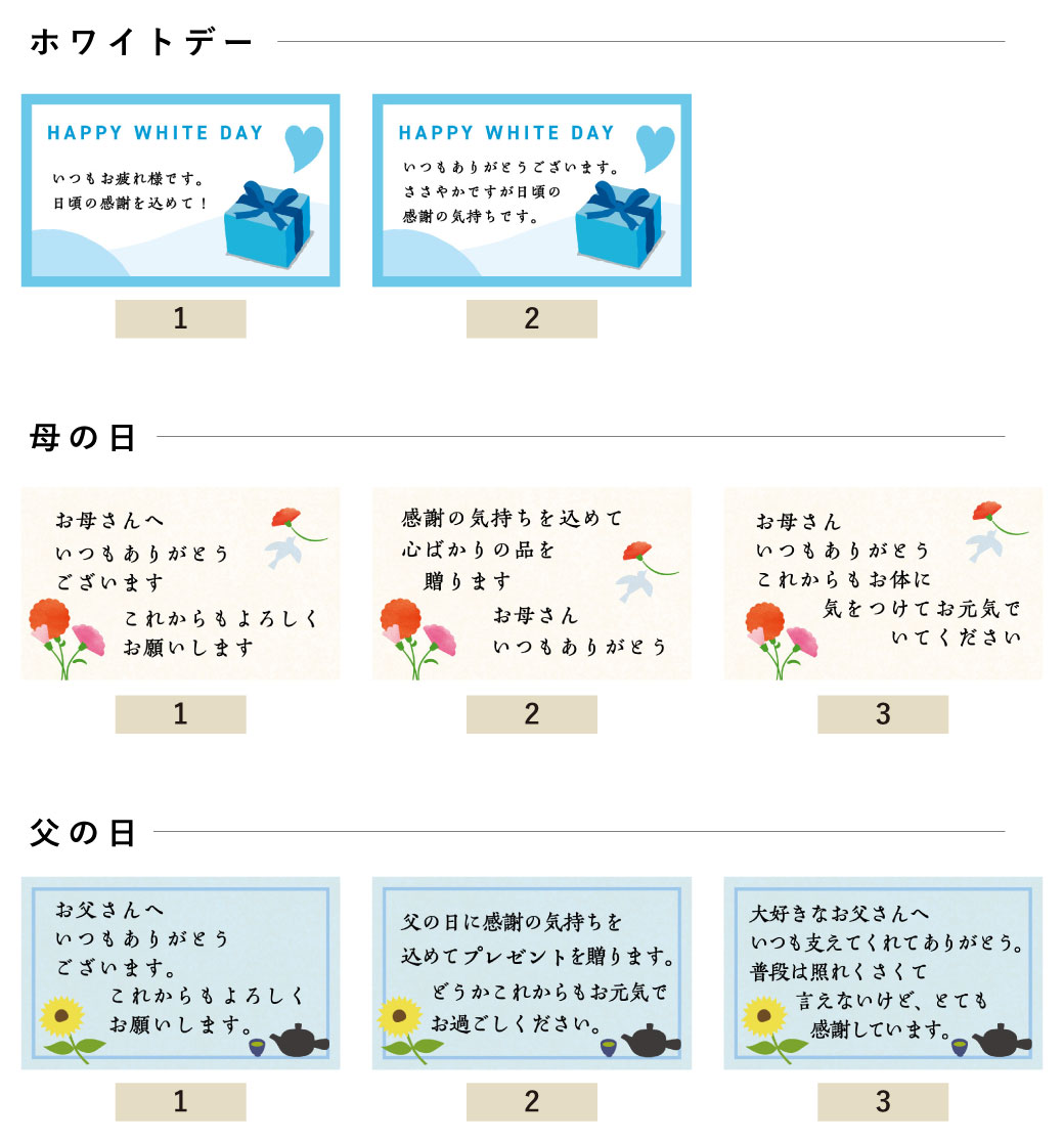 ギフトカードについて