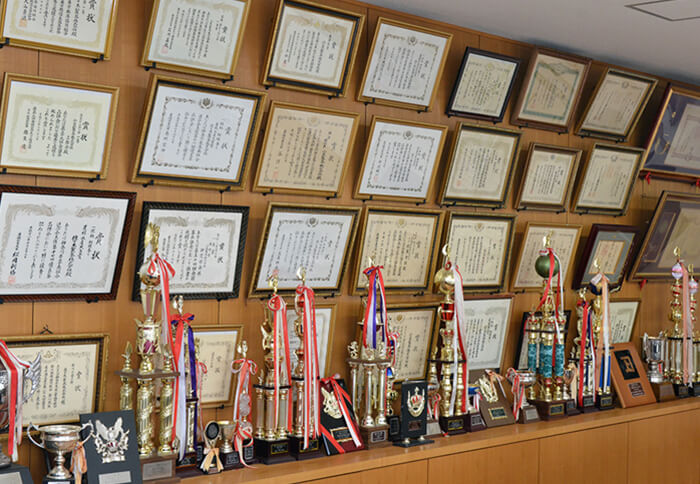 数多くの受賞歴