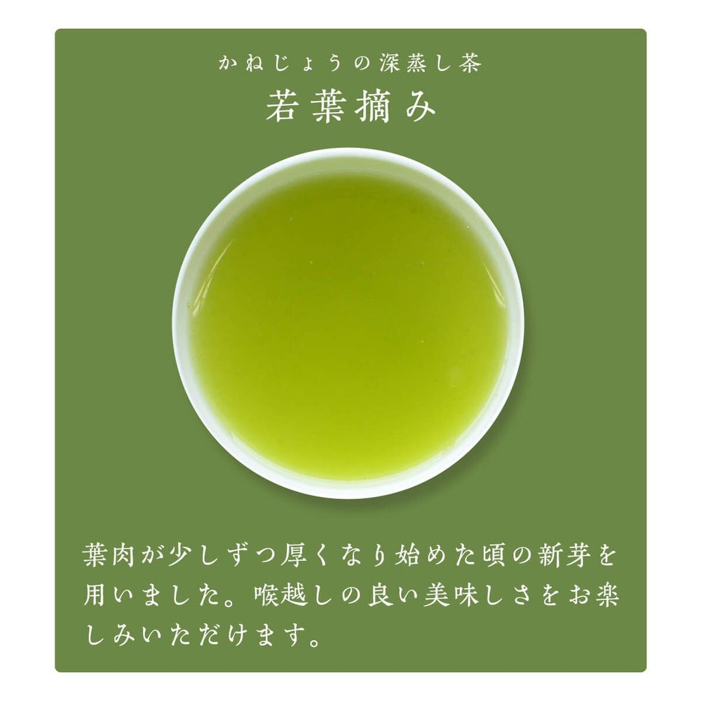 かねじょう 茶の庭 静岡・掛川茶 若葉摘み