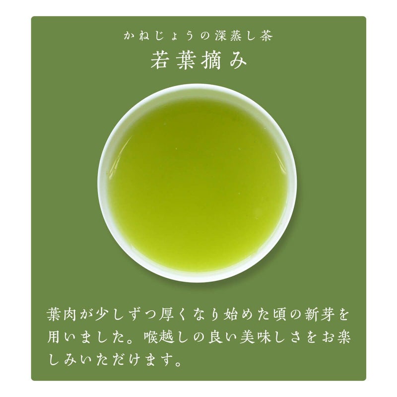 かねじょう 茶の庭 静岡・掛川茶 若葉摘み