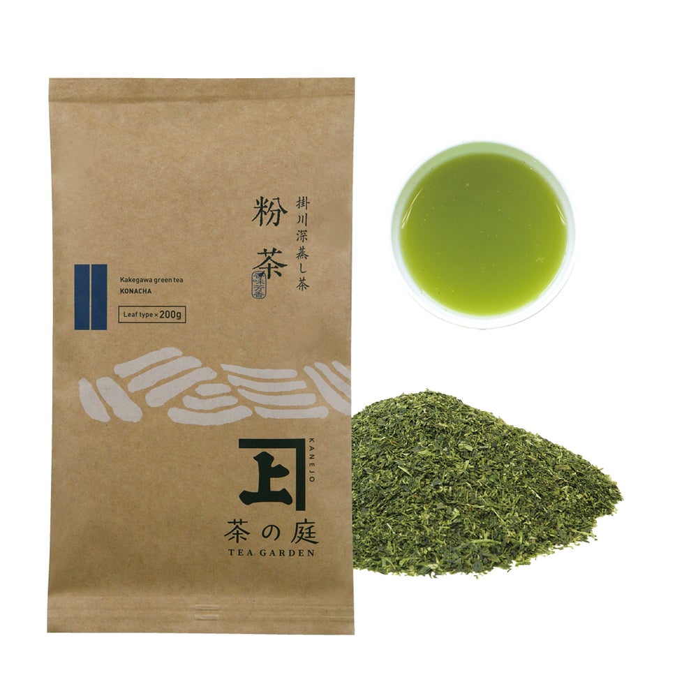 かねじょう 茶の庭 静岡・掛川茶 粉茶 200g