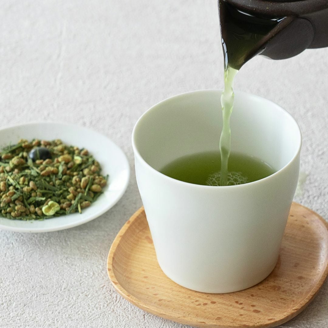 抹茶入り玄米茶 200g | 茶の庭オンラインショップ