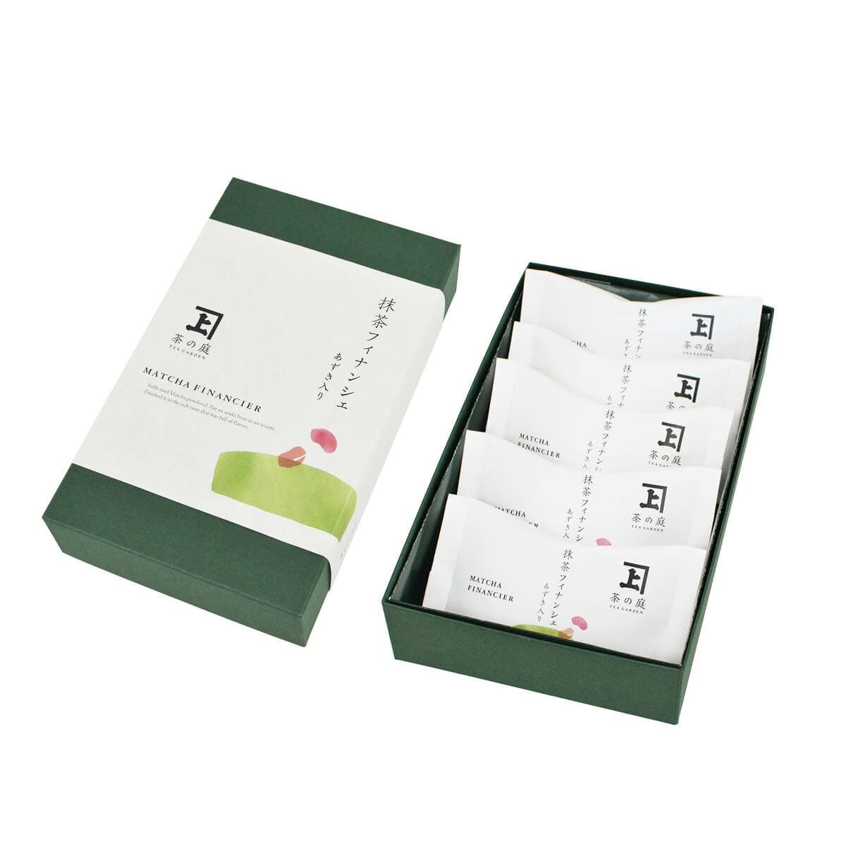 箱入り】抹茶フィナンシェ 5個入 | 茶の庭オンラインショップ