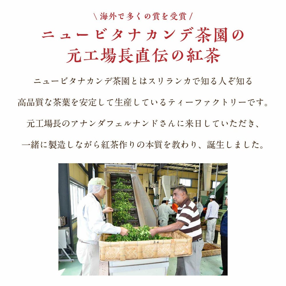 かねじょう 茶の庭 掛川紅茶 しあわせかほり リーフ缶入り 50g