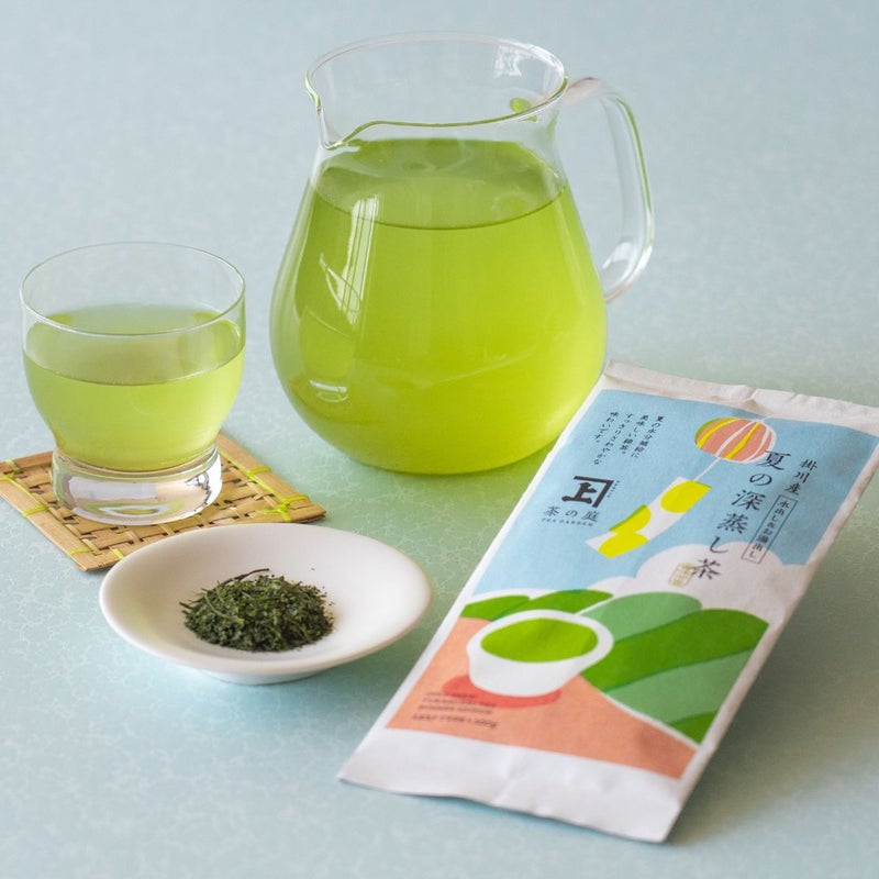 かねじょう 茶の庭 抹茶フィナンシェと夏の深蒸し茶100g袋セット 静岡掛川茶