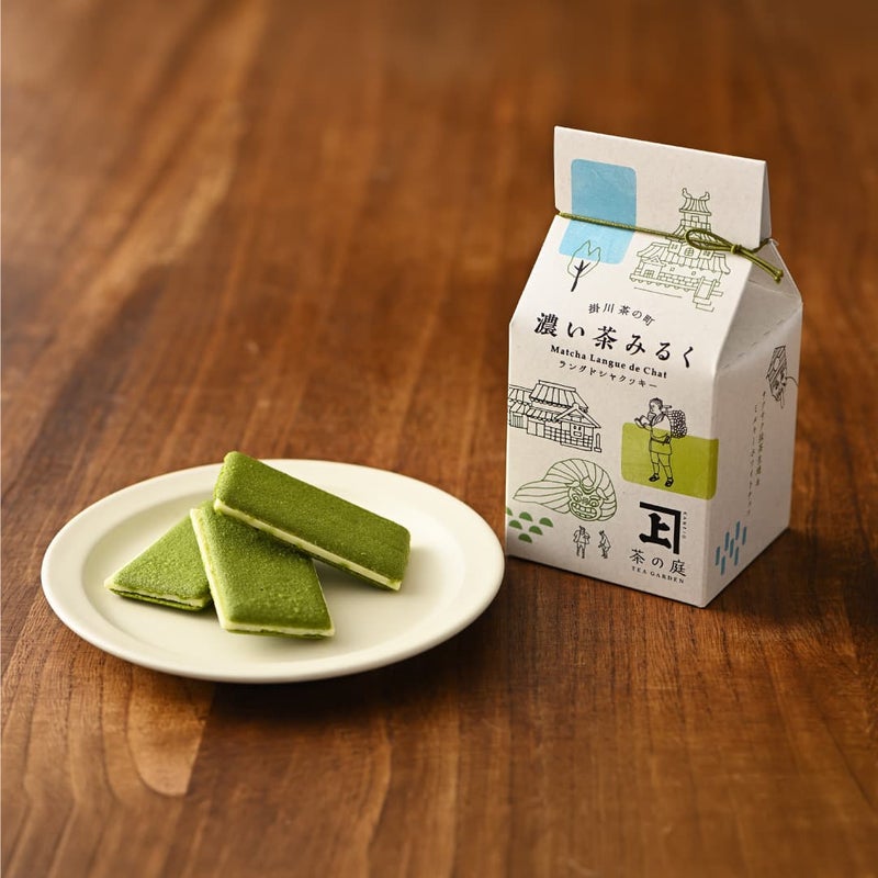 【5枚入り】お茶屋のつくった濃い味のラングドシャ 濃い茶みるく （賞味期限45日）