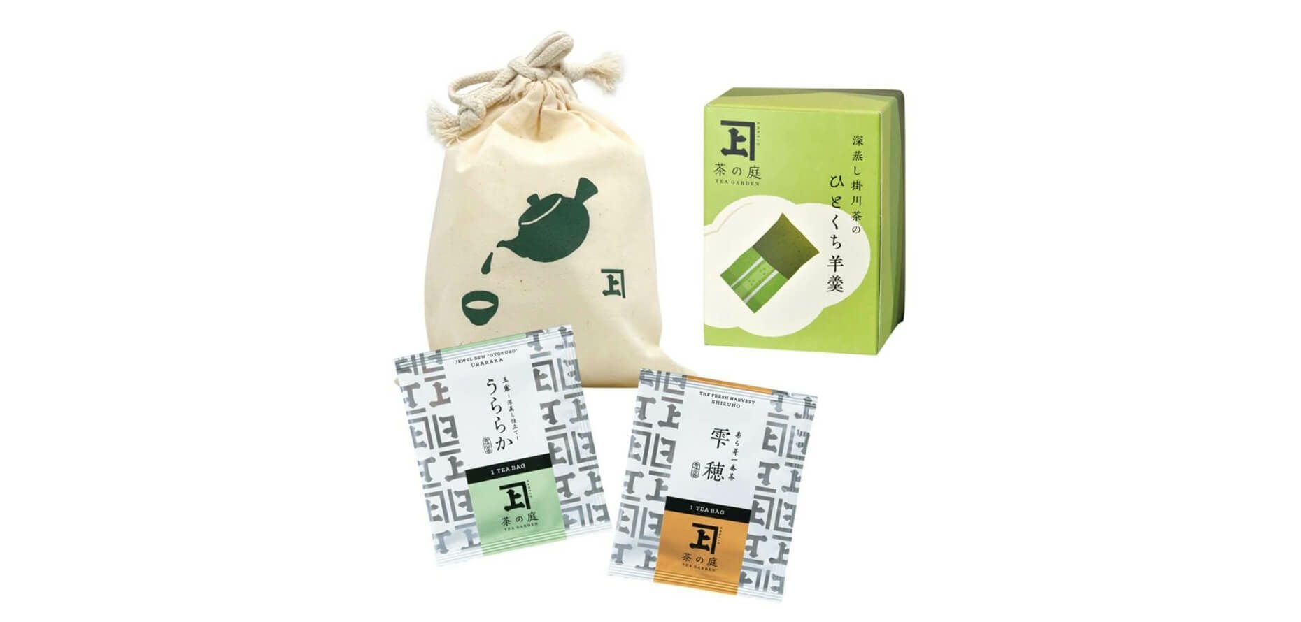 巾着入】茶の庭 巾着ギフト【A】 | 茶の庭オンラインショップ