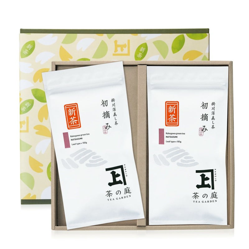 【2026新茶】【化粧箱入り】初摘み100g袋×2本