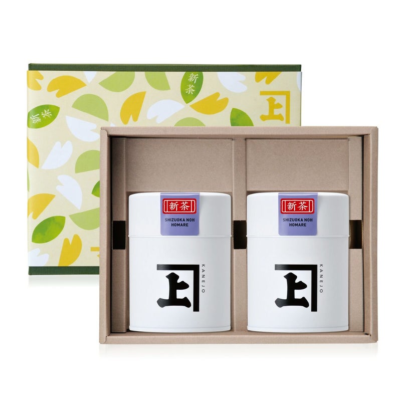 【2026新茶】【化粧箱入り】新茶 静岡の誉100g缶×2本