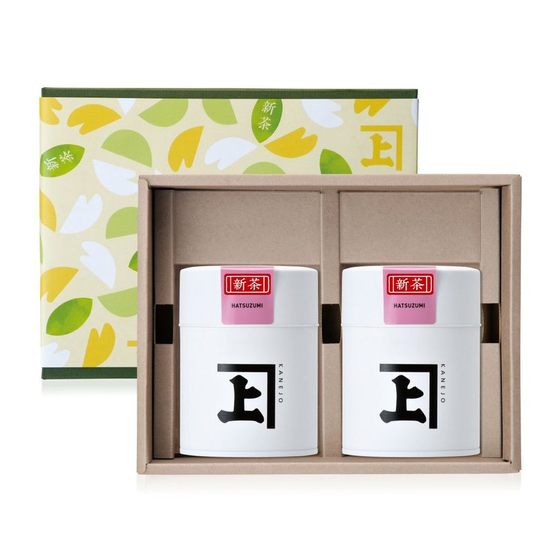 【2026新茶】【化粧箱入り】新茶 初摘み100g缶×2本