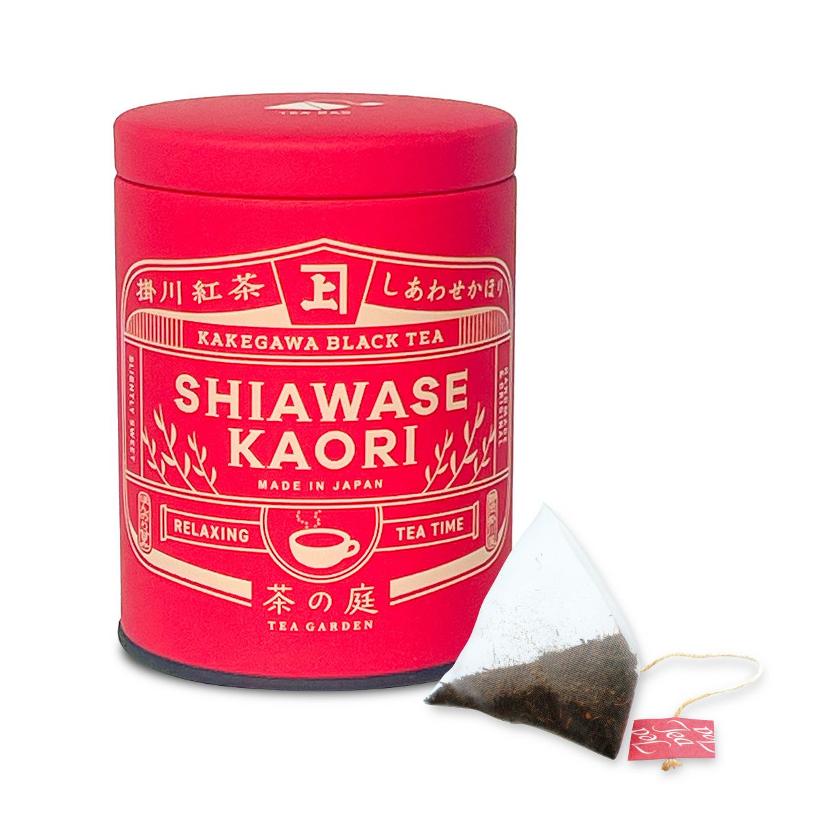 掛川紅茶 しあわせかほり ティーバッグ缶入り 10個入 | 茶の庭